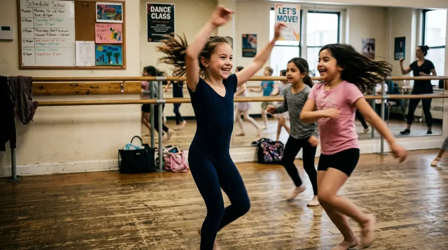 Contemporary Dance training at the academy